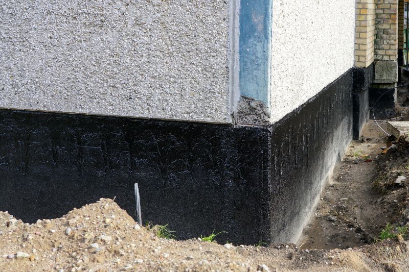 Foundation with Waterproof Coating